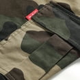 thumbnail image 6 of LYMAYTER 6-15Y Boys Camo Cargo Joggers Pants Kids Elastic Waist Baggy Fit Casual Outdoor Hiking Trousers, 6 of 8