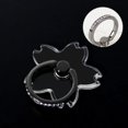 thumbnail image 1 of Diamond Cell Phone Ring Holder Stand Transparent Finger Grip Clear 360° Degree Rotation Kickstand Compatible iPhones Cherry-Black, 1 of 6