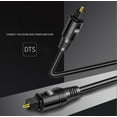 thumbnail image 2 of Tianle Toslink Optical Audio Cable,SPDIF Digital Optical Audio Cable,5.1 TV Audio Amplifier Sound Wall Cable for TV,PS4/XBOX,Set-top Box,Blu-ray Player,Projector,DVD,Audio,Decoder,etc. (5 M), 2 of 7