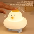thumbnail image 3 of LED Silicone Lamp, USB Rechargeable Warm And White Cute Tap Switching Soft Touch Chick Shape LED Night Light  For Kids For Bedside, 3 of 8
