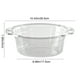 thumbnail image 3 of Organizadores y almacenamiento de armarios, lavabo transparente de gran capacidad y grueso, lavabo de plástico para dormitorios de estudiantes, lavabo pequeño para pies de bebés, lavabo de plástico tr, 3 of 8