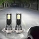 thumbnail image 3 of Bombillas de faro LED H7-2pcs 12LED Faro de faro de coche 3000K 24W 1000LM Luz de niebla alta brillante Ecomeon no, 3 of 6