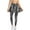 Black Stripes Leopard and Cow Spot, variant on Gym Yoga Skirted Legging for Women High Waist Breathable Tennis Athletic Skirt Hearts and Paw Prints Pattern Fashion Skort Pants Elastic Skort Pants with Pockets, 2XL