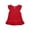 Red, variant on Virmaxy (12Months-7Years) Girls' Fashion Casual Solid Color Basic T-shirt Toddler Wooden Ear Lace Lace Shirt Children's Sleeveless Cotton Linen Top Summer Casual Trend Pullover Shirt Green 2 Years