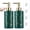 Green, variant on Bxaolu Foaming Soap Dispenser - 12 oz Marble Pattern Hand Soap Dispenser, Countertop Soap Dispensers, Decorative Hand Soap Jar for Bathroom, Kitchen, Black, 1Pack