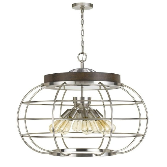 Cal Lighting Liberty Metal Chandelier (Edison Bulbs Not Included)
