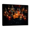 thumbnail image 2 of Designart "Lanterns of Lanna in Thailand II" Thailand Floater Framed Wall Decor, 2 of 7