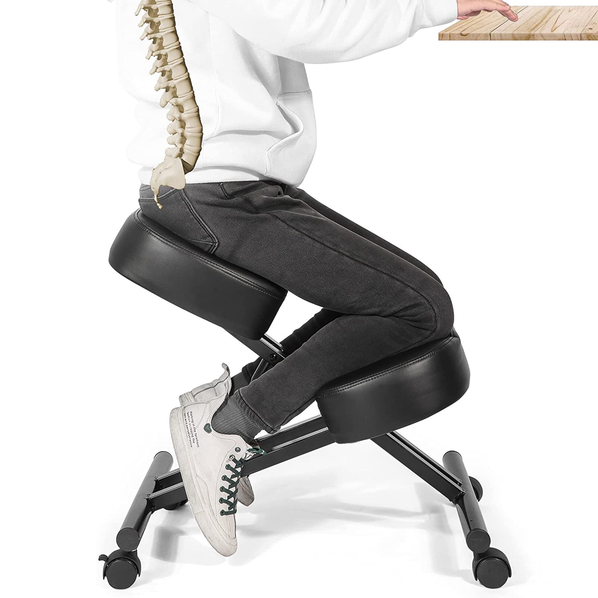 KARMAS PRODUCT Ergonomic Kneeling Chair for Relieving Back Pain