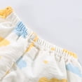 thumbnail image 6 of Splozh Cute Pajamas 1-16 Years Girls' Summer Pajama Set Long Sleeve Tops Pants Air Conditioning Set,Orange,18-24 Months, 6 of 8