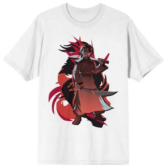 Avatar: The Last Airbender Zuko with Dual Broadswords White T-Shirt
