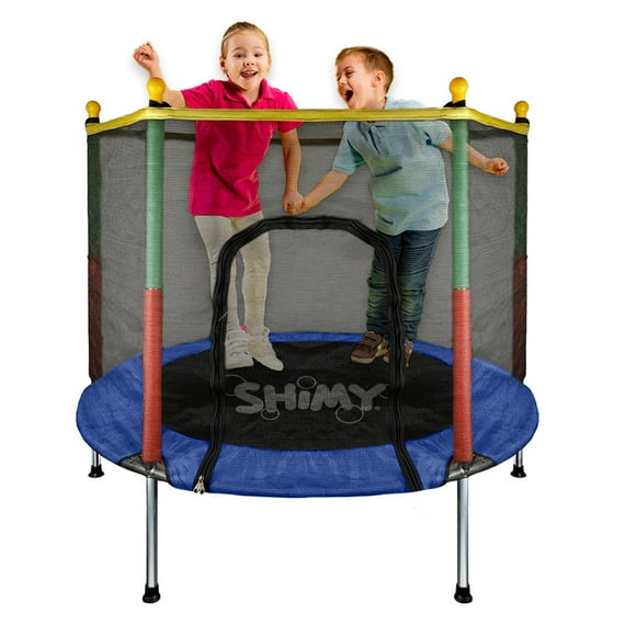 Brincolín Infantil Trampolín para Niños Shimy 3 a 12 Años Red de Seguridad