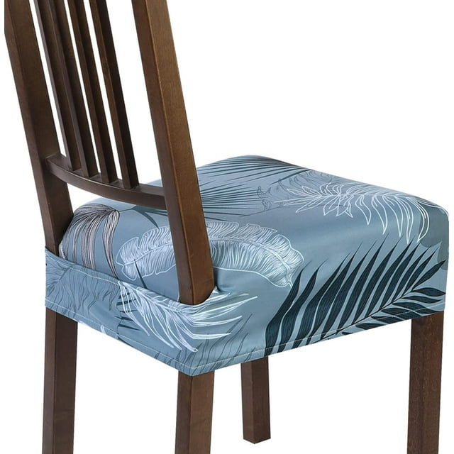 Stretch Dining Chair Seat Covers Set of Soft Removable Washable Seat Covers for Dining Chairs Dining Room Protector (Rear-Cove Butterfly)