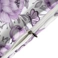 thumbnail image 4 of HAHDAXIA Butterfly Flower Bedding Solid Comforter Set for All Seasons,3 Pieces(1 Comforter+2 Pillowcases),Soft Microfiber Bedding Set Full(79"x90"), 4 of 7