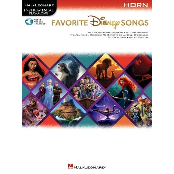 Favorite Disney Songs: Instrumental Play-Along for Horn (Paperback)