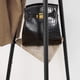 thumbnail image 4 of Perchero no empotrado, con 2 estantes, para ropa, sombrero, bolsa, estilo industrial, gris y negro, 4 of 8