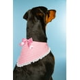 thumbnail image 4 of Doggy Parton, Dog Clothes, Butterfly Print Dog Bandana, Pink, XS/S, 4 of 6