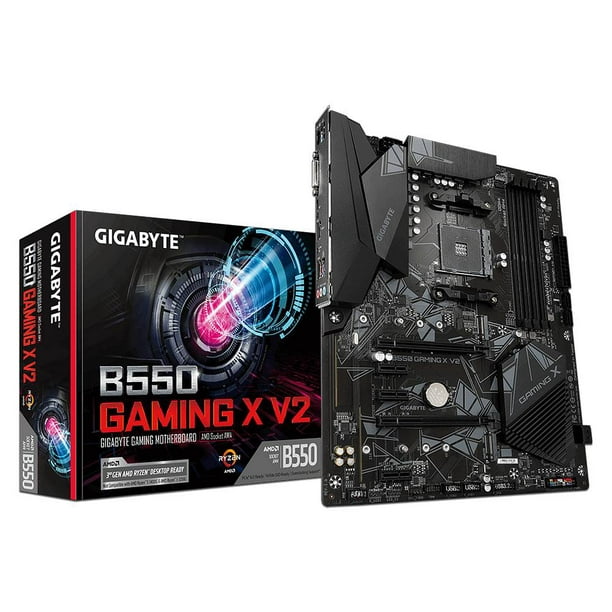 T. Madre GIGABYTE B550 GAMING X V2, Chipset AMD B550,Soporta: Gigabyte B550 GAMING X V2