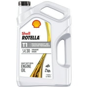 (6 pack) Shell Rotella T1 30 Diesel Engine Oil, 1 Gallon