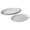 White, variant on Gibson Elite Sandy Pines 3 Piece Oval Platter Set, 15.7”, 13.75” & 12” Stoneware Serving Platters, Reactive Glaze Finish, Taupe, Microwave & Dishwasher Safe