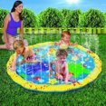 thumbnail image 3 of Trilenars 100CM Children Play Water Mat Summer Beach Inflatable Water Spray Pad Outdoor Game Toy Swimming Pool Mat For Kids Gifts, 3 of 8