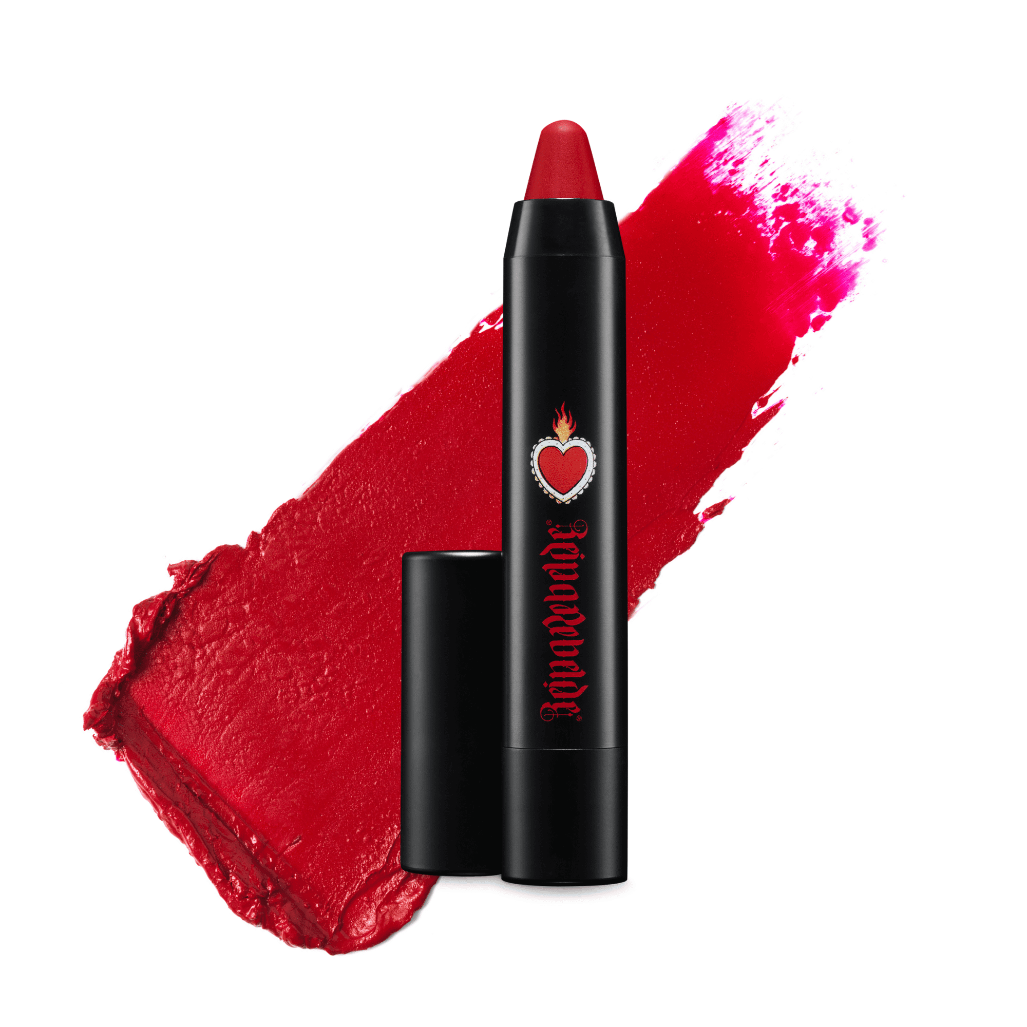 Lipstick by Reina Rebelde | Bold Lip Color Stick in Brava (Red)