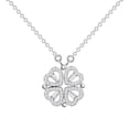 thumbnail image 3 of Four Leaf Grass Necklace Female Hollow Out Minority Lover Gift Collar Chain Box Set, 3 of 9