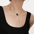 thumbnail image 3 of Women Necklace | Drop Necklaces for Women | Gold Necklace | Front Adjustable Long Chain Necklace, 3 of 3