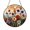 Acrylic 3.5 Inch, variant on Floral Meadow Sunset Glass Suncatcher – Window Decor2101