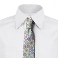 thumbnail image 2 of Pastel Necktie, Ornate Flourish Vintage, Dress Tie, 3.7", Multicolor, by Ambesonne, 2 of 3