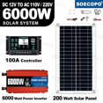 thumbnail image 1 of 6000w Solarstromsystem Komplettset 300w Solarpanel Kit Off-grid Wechselrichterg1, 1 of 5