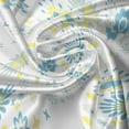 thumbnail image 5 of Ambesonne Yellow and Blue Window Valance, Floral Scrapbook, 54" X 18", Blue Yellow Pale Grey, 5 of 5