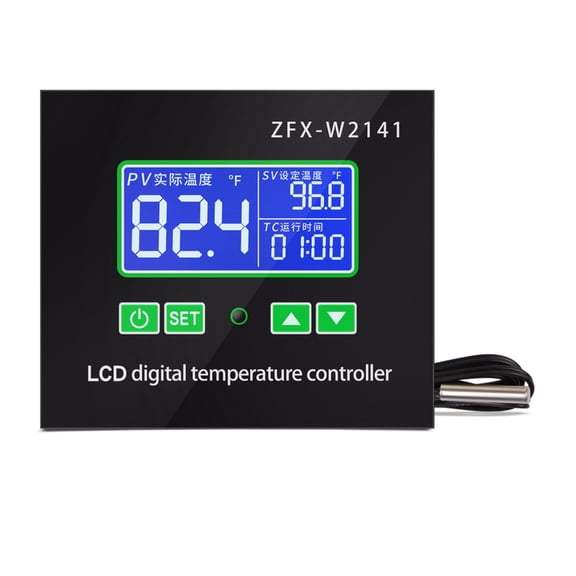 Temperature Controller -67℉ to 248℉ Digital Programmable Heating Cooling Thermostat Control Module