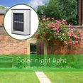 thumbnail image 4 of Lámpara LED Solar de pared impermeable para exteriores iluminación luminosa de Tmvgtek arriba y abajo decoración de jardín luces solares escaleras valla luz Solar 8 Uds., 4 of 9