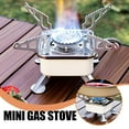 thumbnail image 3 of Daily Mix Store Nouveau Mini Réchaud à Gaz Haute Puissance 4500W Portable en Acier Inoxydable pour Camping en Plein Air, Sûr et Compact Seulement 9x9x9cm avec Tube Allongé pour Pique-Niques, Voyages et Utilisation d'Urgence, 3 of 9