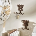thumbnail image 2 of Accent Plus 4506586 Cast Iron Butterfly Wall Hook, Brown - Set of 2, 2 of 4