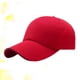 thumbnail image 4 of 1 gorra de béisbol moderna para exteriores, transpirable, deportiva, clásica, con visera para hombre (roja)., 4 of 6