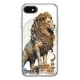 thumbnail image 1 of MUNDAZE Apple iPhone 6/7/8/SE 2020/SE 3 2022 Ancient Lion Sculpture Shockproof Clear Hybrid Protective Phone Case Cover, 1 of 5