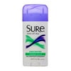 Sure Wide Solid Anti-Perspirant And Deodorant, Unscented - 2.7 Oz, 2 Pack
