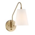 thumbnail image 6 of Hunter - Valley Park 1-light Alturas Gold, Medium Size Sconce Light, Dimmable, Transitional Style, Sconce Shaped, for Bedrooms, Dining, Living Rooms - 48173, 6 of 10