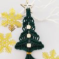 thumbnail image 3 of Regalo de algodón bohemio, adorno pequeño de decoración del hogar de Navidad, Mini árbol de decoraciones navideñas de macramé, 3 of 4