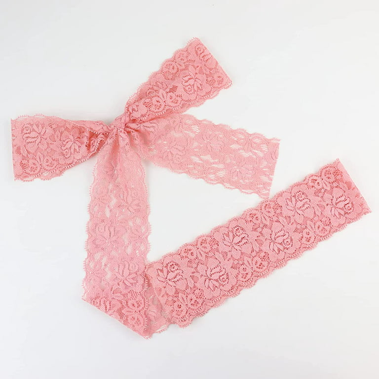 1 inch elastic fold over, #155 geranium pink elastic ribbons in 100 yards  per color - AliExpress