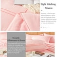 thumbnail image 6 of Davulos 5 Piece Full Comforter Set ,Pink Bed in a Bag Soft Microfiber Complete Bed Set for Women Teen ,Grid Pinch Pleat Bedding Set for All Season, 6 of 8