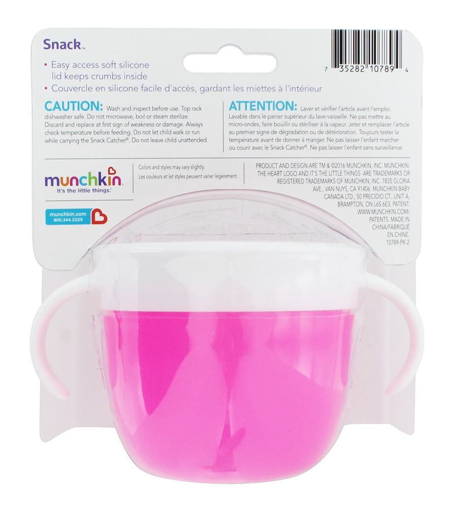 Munchkin Two Snack Catchers Colors May Vary 