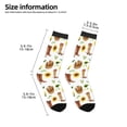 thumbnail image 2 of Uemuo Rustic Western Charm Printed Kids Boys Socks Seamless Crew Socks Crazy Funny Athletic Sport Socks for Children, 2 of 5