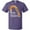 Purple, variant on Merry Christmas Red and Gold Candy Cane T-Shirt