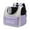 Purple, variant on Cat Backpack Carrier, Collapsible Soft Pet Carrier, for Medium Small Dog Cat Puppy Kitten Bunny, Ventilated Mesh Dog Travel Backpack for Outdoor Bike Hiking Camping
