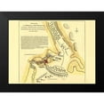thumbnail image 2 of Jefferys 24x19 Black Modern Framed Museum Art Print Titled - Fort Penobscot New England Battle - Jefferys 1779, 2 of 5