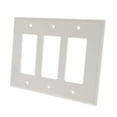 thumbnail image 2 of Leviton PJ263-W White Midway Nylon Three Gang Decora Wall Plate, 2 of 3