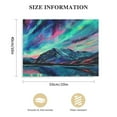 thumbnail image 3 of Nawypu  Aurora Borealis Canvas Wall Art-Northern Lights Picture Scenery Painting on Canvas Prints-color Aurora Wall Art Landscape Paintings Modern Artwork Poster Decor, 3 of 6