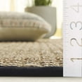thumbnail image 4 of SAFAVIEH Natural Fiber Arbor Bordered Area Rug, Natural/Black, 6' x 8' Oval - Coastal Design, Natural & Black, Seagrass, Ideal for Entryway, Kitchen, Living Room, Office, 4 of 10
